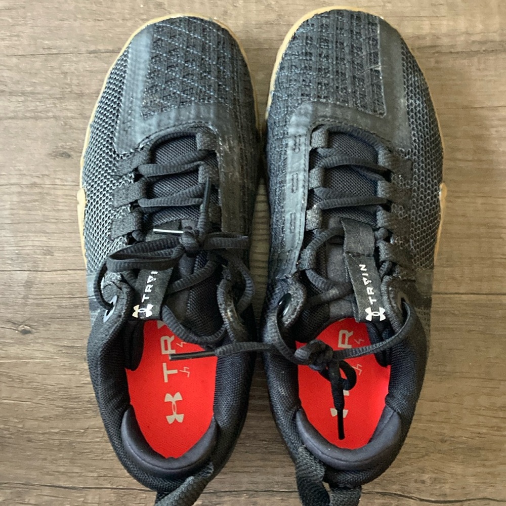 Under Armour black sneakers